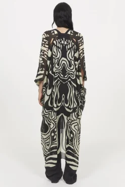 Rodebjer Agave Cosmic Bloom Caftan Hot