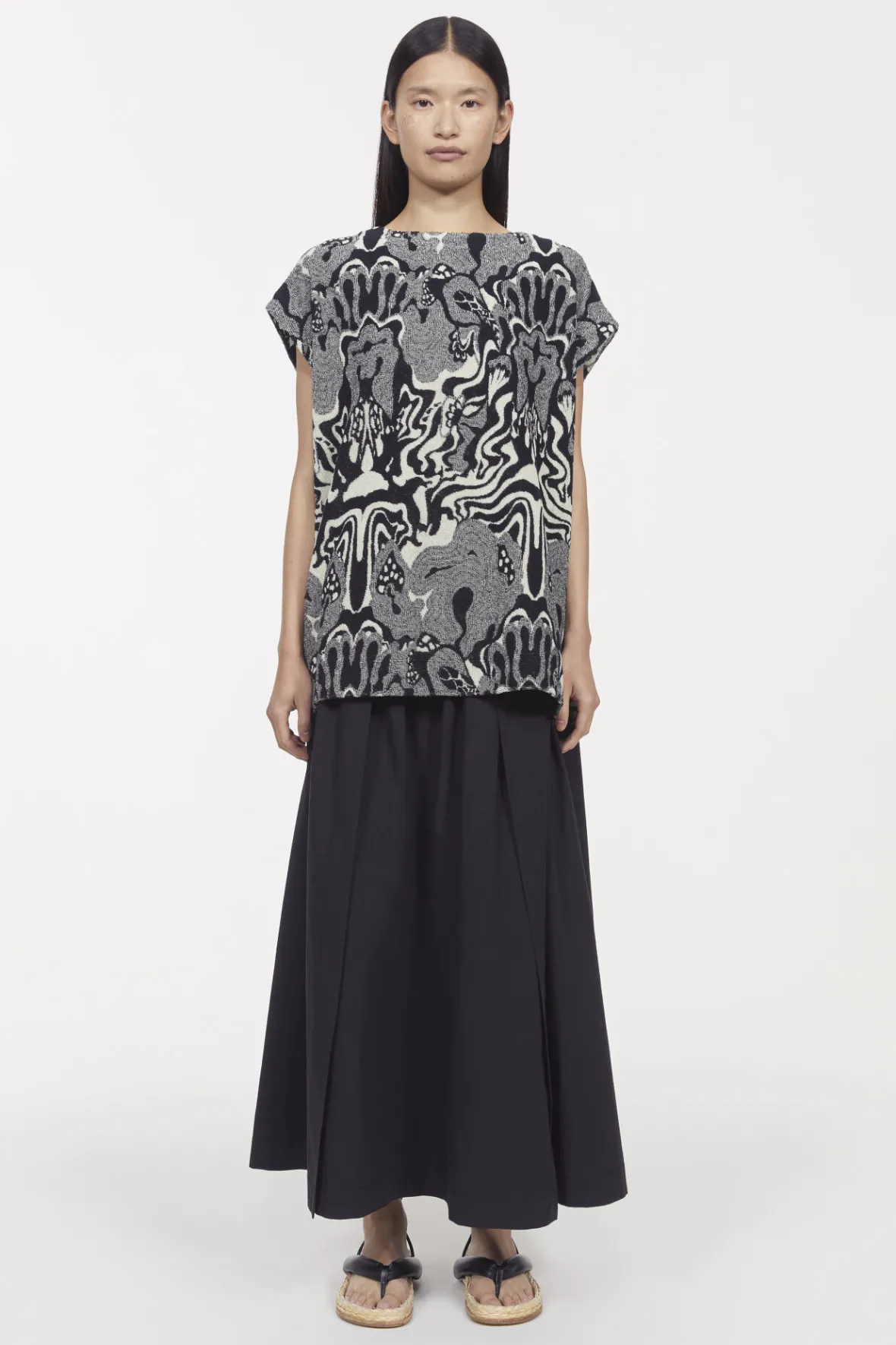 Rodebjer Claire Cosmic Jersey Top Discount