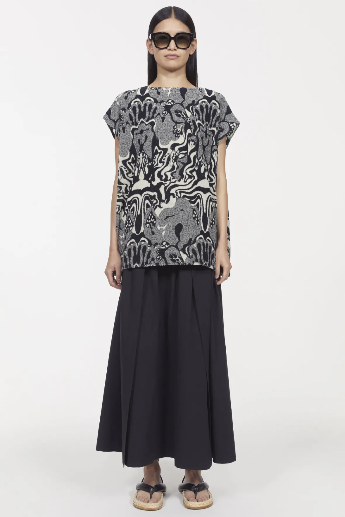 Rodebjer Claire Cosmic Jersey Top Discount