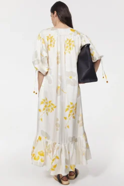 Rodebjer Dakota Leaf Hammered Dress Best