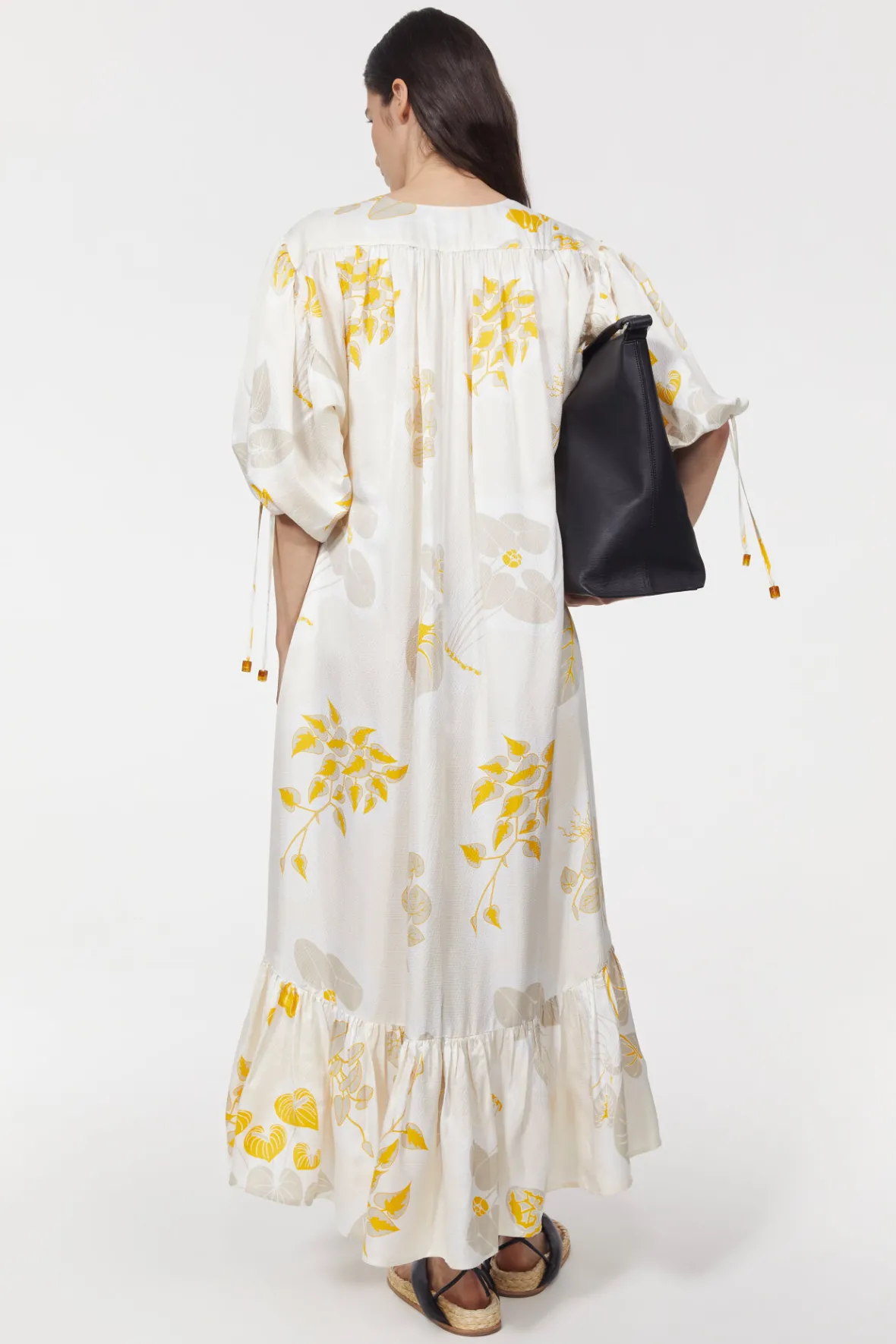 Rodebjer Dakota Leaf Hammered Dress Outlet