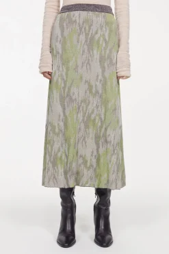 Rodebjer Flora Jaquard Knitted Skirt Clearance