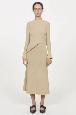 Rodebjer Fly Rib Knitted Skirt Hot