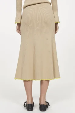Rodebjer Fly Rib Knitted Skirt Hot