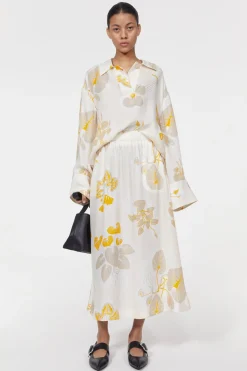 Rodebjer Marla Leaf Skirt Hot