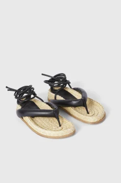 Rodebjer Santorino Straw Sandals Outlet